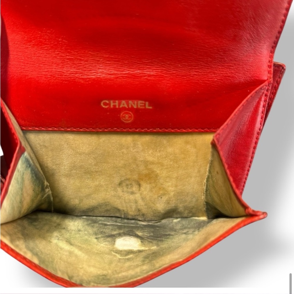 CHANEL  Red Caviar Leather Wallet, all inclusive - Picture 11 of 14